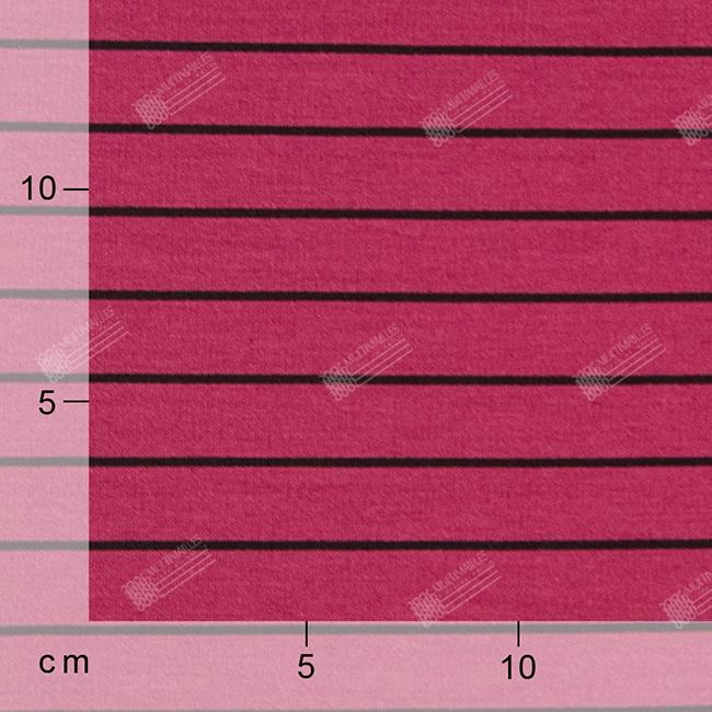 Multimailles | Molleton Elasthanne  - Rose Foncé Noir