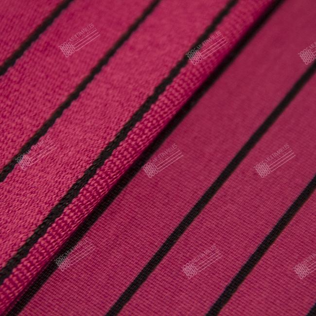 Multimailles | Molleton Elasthanne  - Rose Foncé Noir