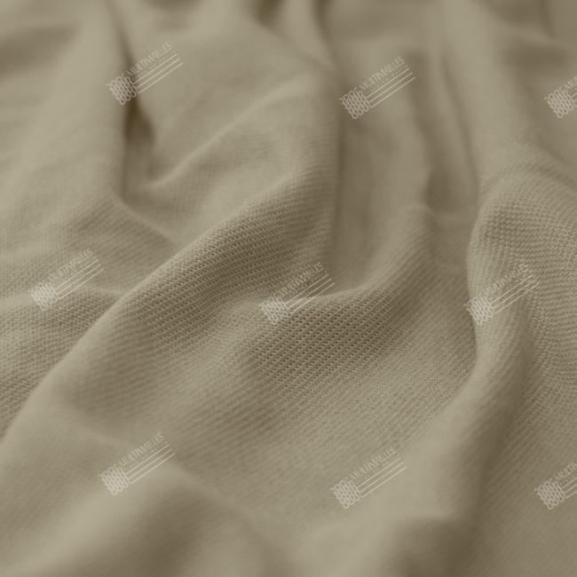 Multimailles | Tissus Piqué Uni - Taupe clair