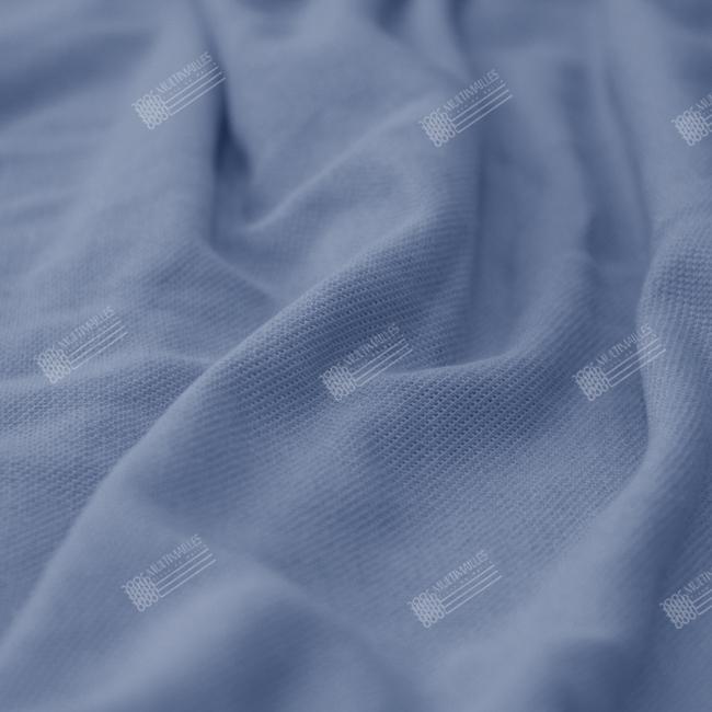 Multimailles | Tissus Piqué Uni - Bleu Ciel