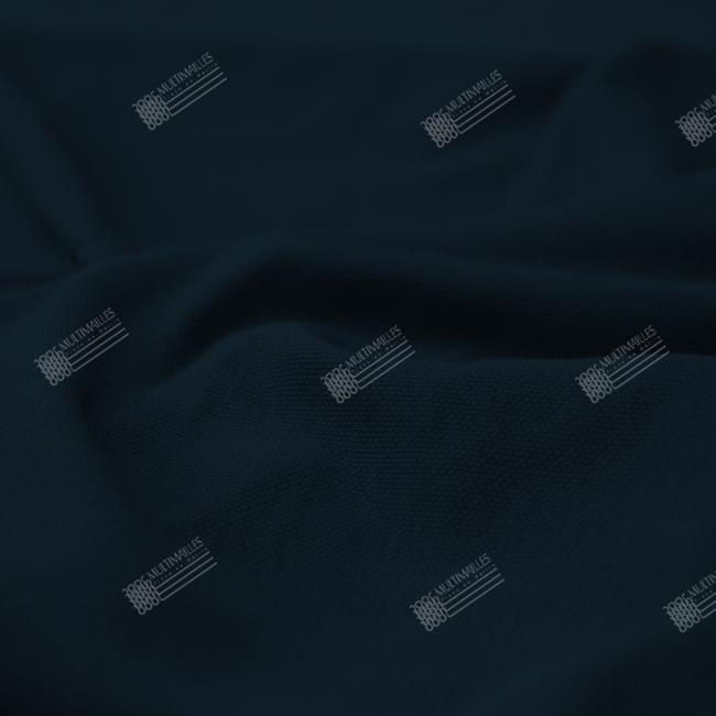 Multimailles | Tissus Piqué Uni - Bleu canard