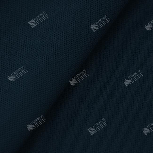 Multimailles | Tissus Piqué Uni - Bleu canard