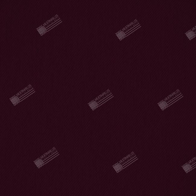 Multimailles | Tissus Piqué Uni - Rouge Bordeaux