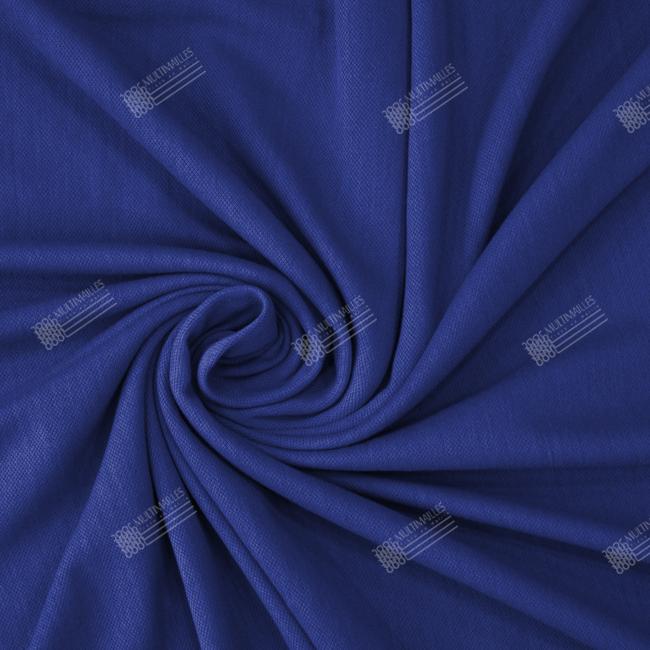 Multimailles | Tissus Piqué Uni - Bleu Roi