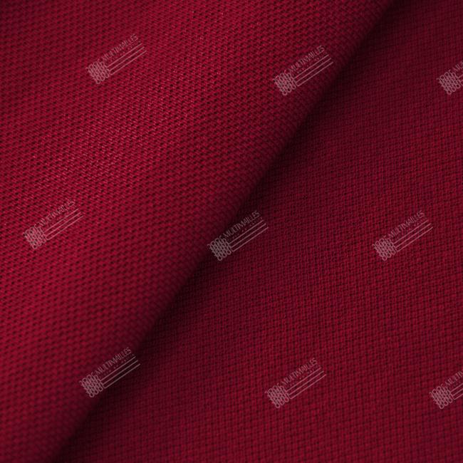 Multimailles | Tissus Piqué Uni - Rouge