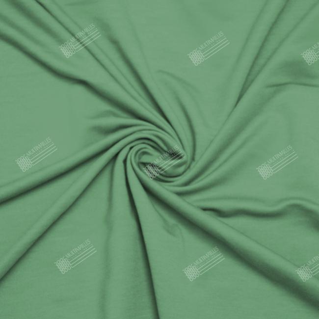 Multimailles | Jersey coton Elasthanne - Vert d'eau