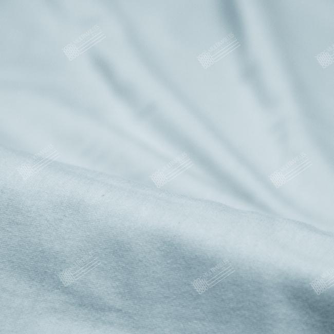 Multimailles | Jersey coton Elasthanne - Bleu Ciel